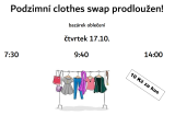 Podzimní clothes swap prodloužen!